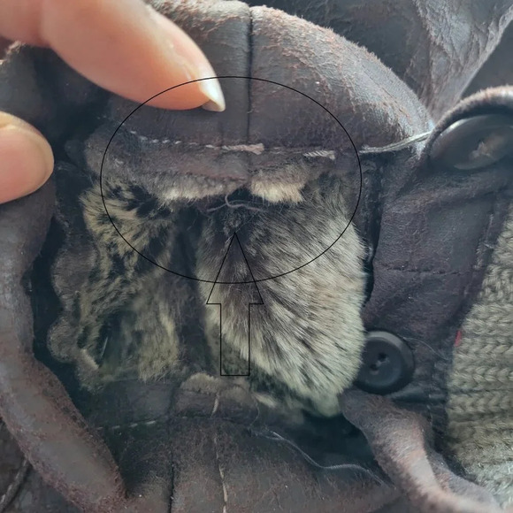 CLEARANCE - Women's Montana Co Faux Suede/Leather Fur Jacket (Size: M) - Picture 16 of 16